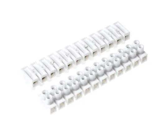63-7716-38　RS Pro Non-F***d Terminal Block, 12 Way/Pole, Screw Down Terminals, 14 AWG, PP, 400 V　703-3814