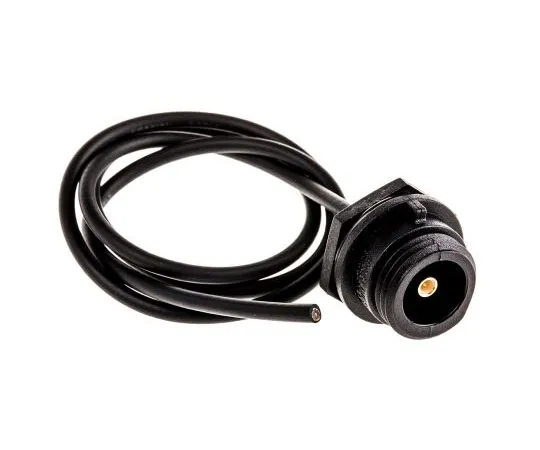 63-7587-47　Bulgin Panel Mount Standard SMB Connector, Pre-Wired Termination, Coaxial cable type　PX0414/0M50