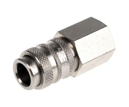 63-7662-57　RS PRO Pneumatic Quick Connect Coupling Brass 1/4 in Threaded　667-1838