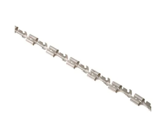63-7667-10　TE Connectivity FASTIN-FASTON .250 Series Crimp Receptacle, 6.35 x 0.81mm, 1mm² to 2.5mm², 17AWG to 13AWG, Tin Plated　6-160448-5
