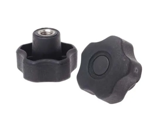 63-7715-12　RS PRO Black Thermoplastic Knob, M8 x 12　702-7655