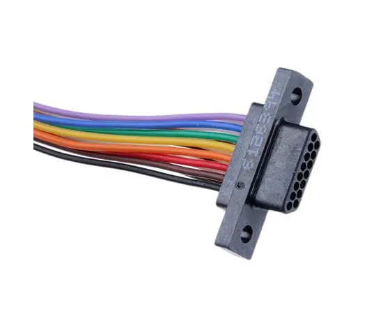 63-7635-46　457.2mm AV Cable 15 Way Male Micro D-Sub to Free End Free End　MWDL15P-6E5-18B