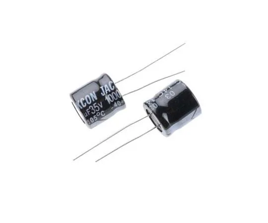 63-7737-21　RS PRO 1000μF 35V dc Aluminium Electrolytic Capacitor, Through Hole 13 (Dia.) x 14mm +105°C 13mm 5mm 14mm　170-1229