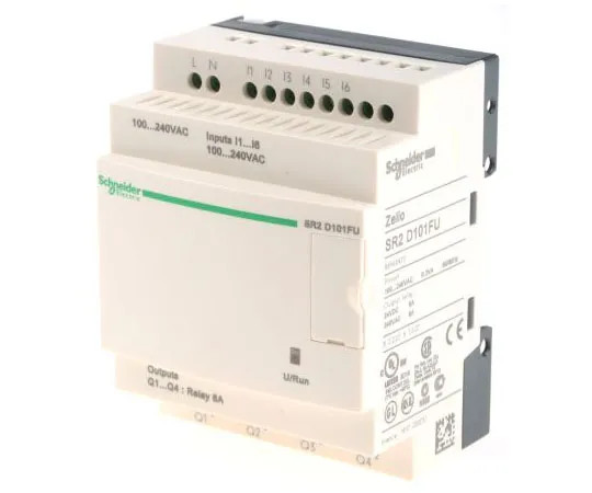 63-7572-55　Schneider Electric Zelio Logic Module, 100 → 240 V ac Relay, 6 x Input, 4 x Output Without Display　SR2D101FU