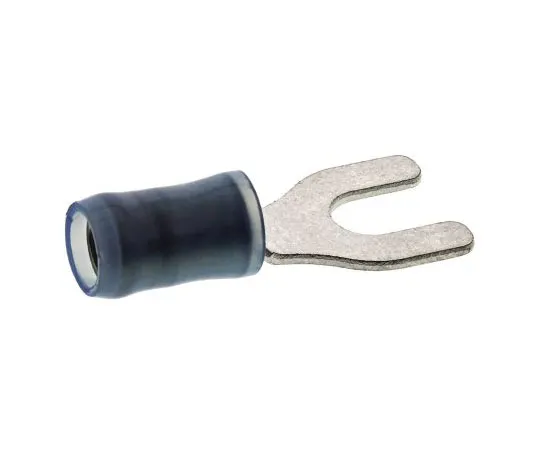 63-7557-36　TE Connectivity PIDG Series Insulated Crimp Spade Connector, 1.25mm² to 2mm², 16AWG to 14AWG, M4 Stud Size Nylon, Blue　32056