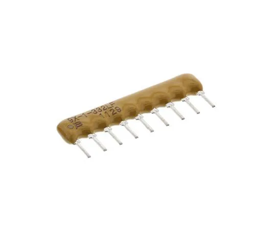 63-7609-50　Bourns Bussed Resistor Network 3.3kΩ ±2% 8 Resistors, 1.13W Total, SIP package 4600X Through Hole　4609X-101-332LF