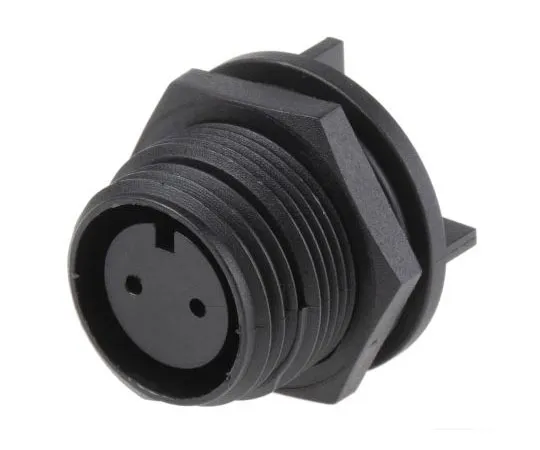 63-7634-22　Bulgin Buccaneer 400 Series Panel Mount Connector, 2 contacts Plug　PX0413/02S/PC