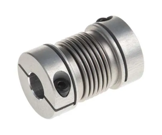 63-7702-80　Huco Stainless Steel 15.5mm OD Bellows Coupling With Clamping Fastening　554.16.2222