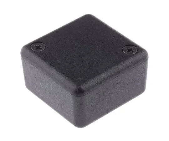 63-7603-27　Hammond 1551, ABS Enclosure, IP54, 35 x 35 x 20mm　1551MBK