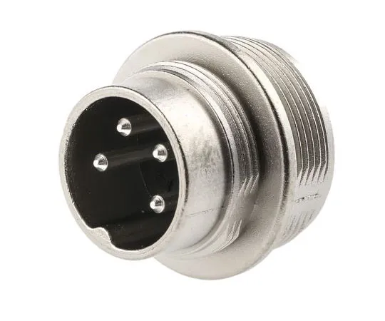 63-7634-84　Amphenol C 091 A Series Panel Mount Connector, 4 contacts Plug　T3302 000 RS