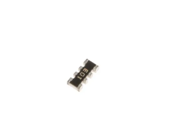63-7609-92　Bourns CAY16 Series 10kΩ ±5% Isolated SMT Resistor Array, 4 Resistors, 0.25W total 1206 (3216M) package Convex　CAY16-103J4LF