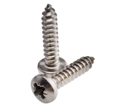 63-7608-87　RS Pro Plain Stainless Steel Self Tapping Screw N°8 x 3/4in Long 19mm Long　522-1476