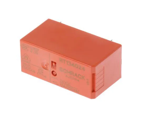 63-7679-06　TE Connectivity SPNO Non-Latching Relay PCB Mount, 24V dc Coil, 12A　RT134024