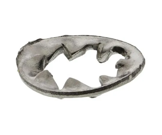 63-7656-22　Plain Stainless Steel Internal Tooth Shakeproof Washer, M4, A4 316　665-7309