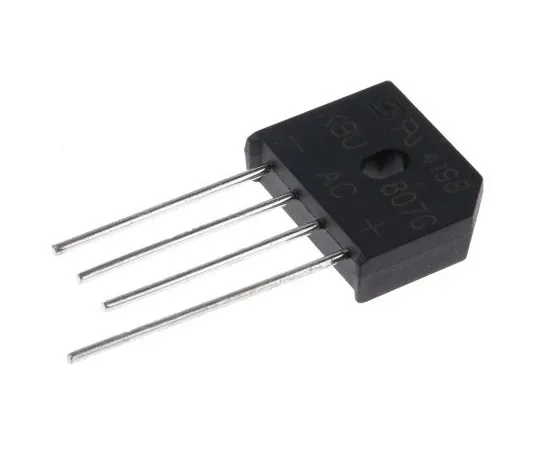 63-7694-82　Taiwan Semiconductor KBU807G T0, Bridge Rectifier, 8A 1000V, 4-Pin KBU　KBU807G T0