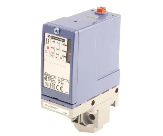 63-7633-15　Telemecanique Sensors Differential for Air, Fresh Water, Hydraulic Fluid, Sea Water Pressure Sensor, 35bar Max Pressure　XMLA035A2S11