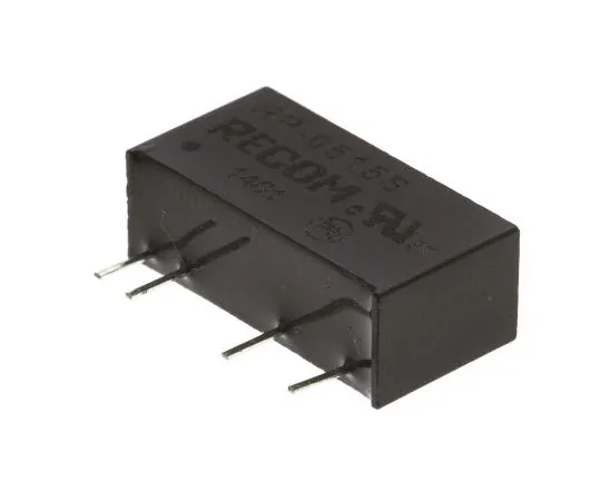 63-7559-57　Recom RP 1W Isolated DC-DC Converter Through Hole, Voltage in 4.5 → 5.5 V dc, Voltage out 15V dc　RP-0515S