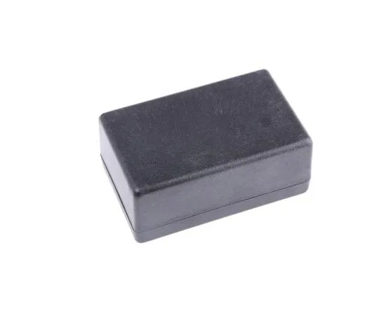 63-7613-14　Hammond 1594, ABS Enclosure, IP54, 106.5 x 66 x 45.4mm　1594RFICBK