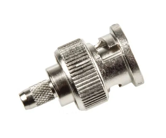 63-7639-83　Telegartner Straight 50Ω Cable Mount BNC Connector, Plug, Nickel, Crimp Termination, RG58 C/U　J01000A1255