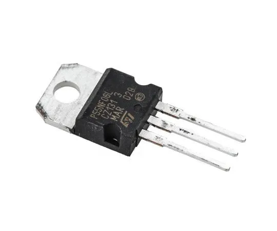 63-7579-58　STP55NF06L N-Channel MOSFET, 55 A, 60 V STripFET II, 3-Pin TO-220 STMicroelectronics　STP55NF06L
