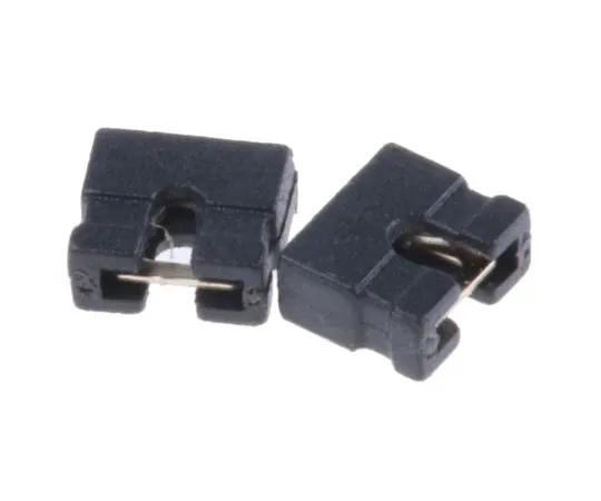 63-7675-25　ASSMANN WSW Jumper Female Straight Black Open Top 2 Way 1 Row 2mm Pitch　AKSO-200/G