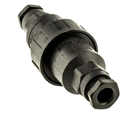 63-7641-45　Bulgin In-Line Cable Mount IP68 RJ45 Connector, LAN Category Cat5e　PX0777/CAT5ESTP