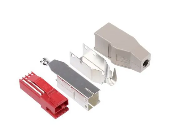63-7636-93　Amphenol FCI Dual Port, Cable Mount Type A USB Connector Plug to Plug　74233-202LF