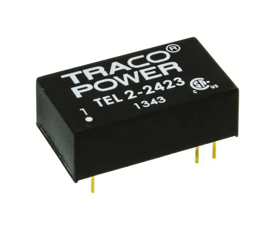 63-7599-87　TRACOPOWER TEL 2 2W Isolated DC-DC Converter Through Hole, Voltage in 18 → 36 V dc, Voltage out ±15V dc　TEL 2-2423