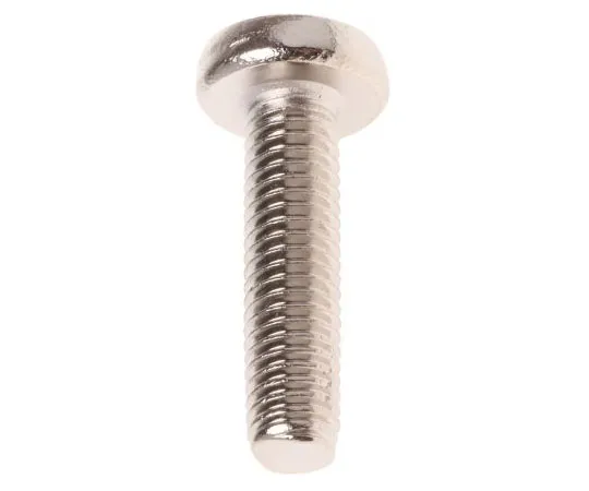 63-7575-19　RS Pro, M5 Pan Head, 20mm Brass Cross Nickel Plated0.8　483-0271
