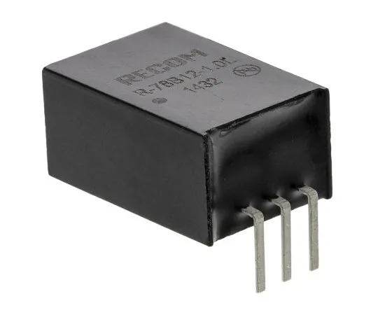 63-7671-86　Recom Switching Regulator, 32V dc Input, 12V dc Output, 1A　R-78B12-1.0L