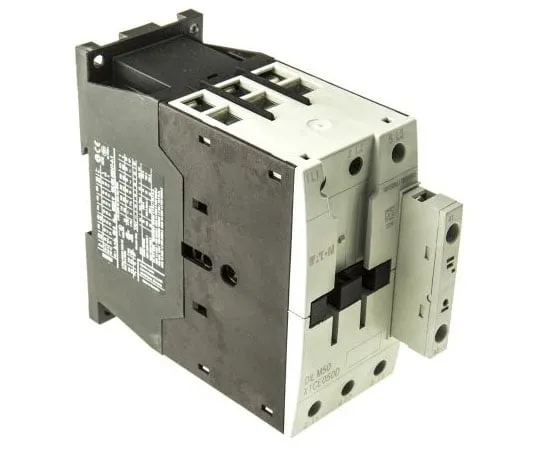 63-7602-88　Eaton 3 Pole Contactor, 50 A, 110 V ac Coil, xStart, 3NO, 22 kW　277827 & DILM50(110V50HZ,120V60HZ)