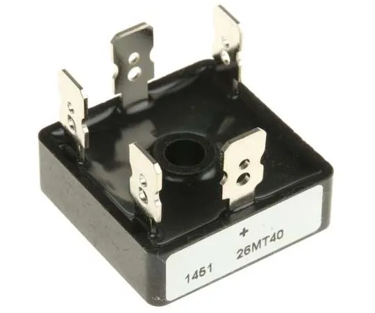 63-7710-47　Vishay VS-26MT40, 3-phase Bridge Rectifier, 25A 400V, 5-Pin D 63　VS-26MT40