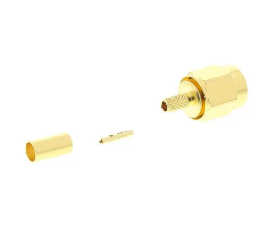 63-7605-03　Telegartner Straight 50Ω Cable Mount SMA Connector, Crimp Termination, Reverse Polarity RG174/U, RG188 A/U, RG316/U　J01150R0011
