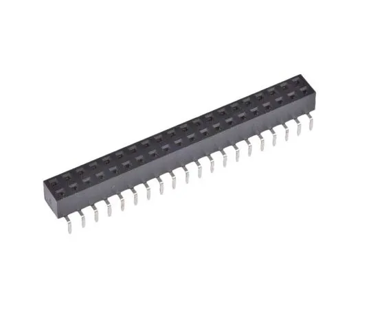 63-7686-34　HARWIN 2.54mm Pitch 40 Way 2 Row Straight PCB Socket, Through Hole, Solder Termination　M20-7852042