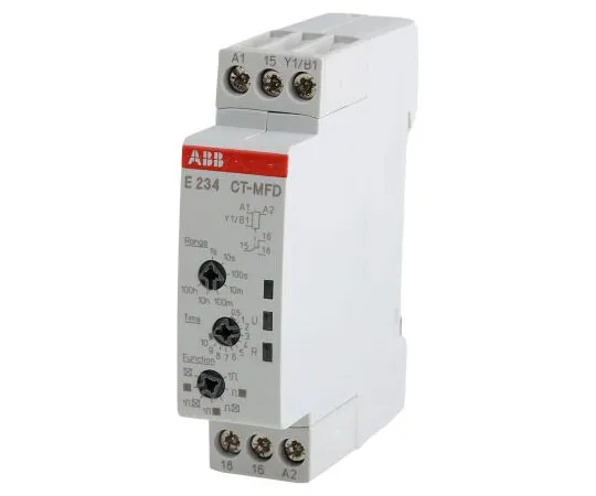 63-7583-16　ABB Flash Start with OFF, Flash Start with ON, Impulse OFF with Auxiliary Voltage, Impulse ON, OFF Delay with Auxiliary　1SVR500020R0000  CT-MFD.12