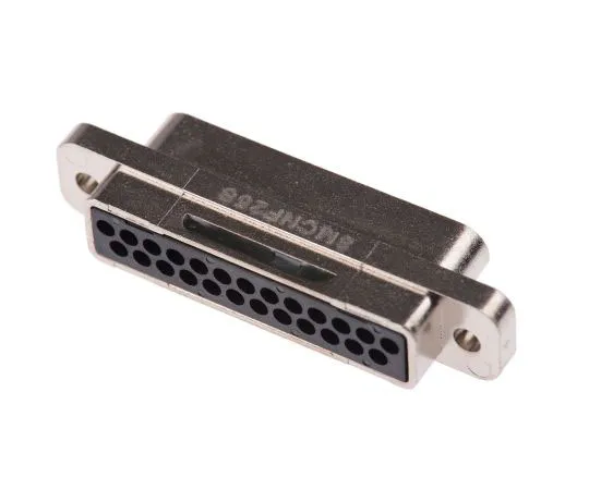 63-7694-47　Souriau microComp Series 2mm Pitch Straight Micro Miniature D Crimp Connector, Socket, 25 Pin　8MCNF25S011B
