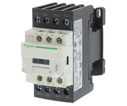63-7554-67　Schneider Electric 4 Pole Contactor, 32 A, 230 V ac Coil, TeSys D, 4NO　LC1DT32P7