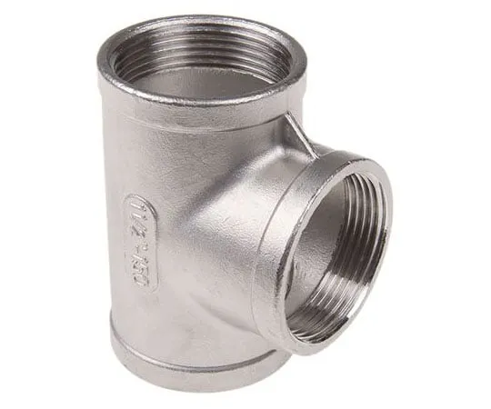 63-7591-97　RS PRO Stainless Steel Circular Tee Tee 1-1/2in G(P) Female x 1-1/2in G(P) Female x 1-1/2 Female G(P) 3.48in　499-3120