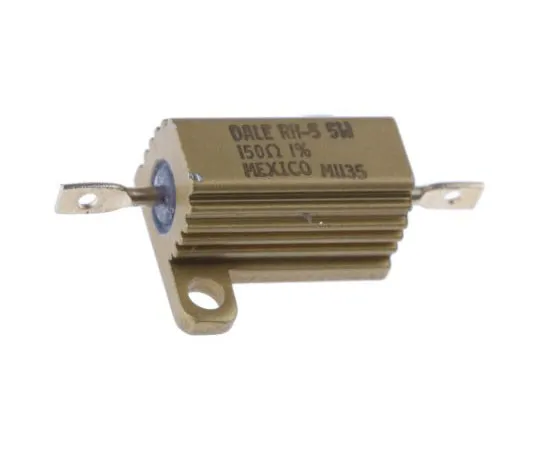 63-7688-40　Vishay RH005 Series Aluminium Ho***d Axial Wire Wound Panel Mount Resistor, 150Ω ±1% 7.5W　RH005150R0FE02