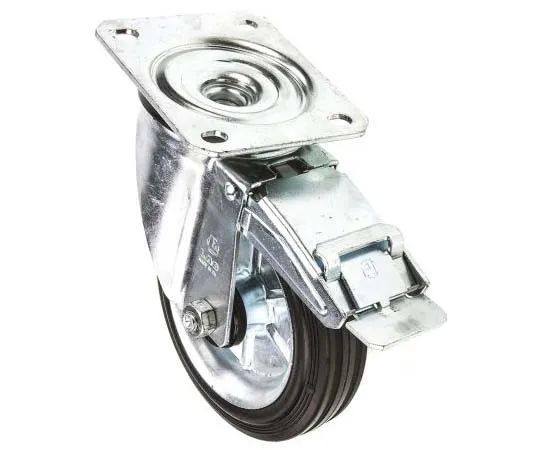 63-7704-11　LAG Braked Swivel Swivel Castor, 180kg Load Capacity, 160mm Wheel Diameter　12278  FR