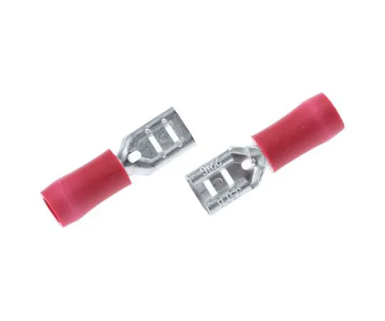63-7695-60　JST FVDDF Series Red Insulated Crimp Receptacle, 4.75 x 0.8mm, 0.25mm² to 1.65mm², 22AWG to 16AWG　FVDDF1.25-187A-8(S)(LF)