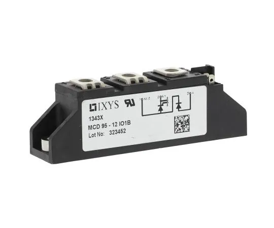 63-7666-13　IXYS, MCD95-12io1B, Thyristor Module SCR, 116A 1200V, 5-Pin TO-240AA　MCD95-12IO1B