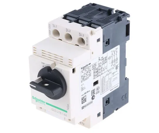 63-7630-73　Schneider Electric TeSys 690 V Motor Protection Circuit Breaker, 3P Channels, 12 → 18 A, 9 → 13 A, 4 kA　GV2L16