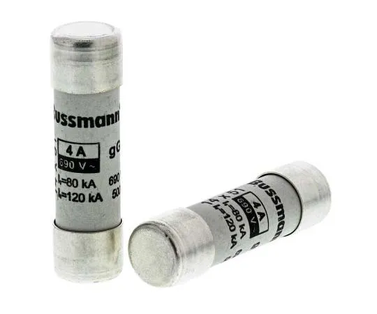 63-7717-38　Cooper Bussmann, 4A Ceramic Cartridge F***, 14 x 51mm　C14G4