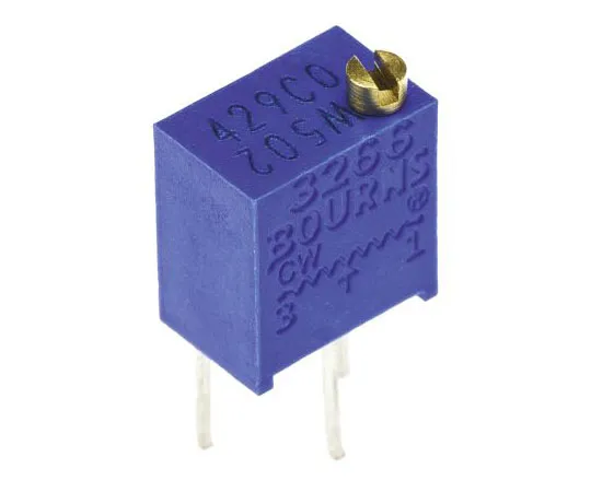 63-7608-03　5kΩ Through Hole Trimmer Potentiometer 0.25W Top Adjust Bourns 3266 Series　3266W-1-502LF