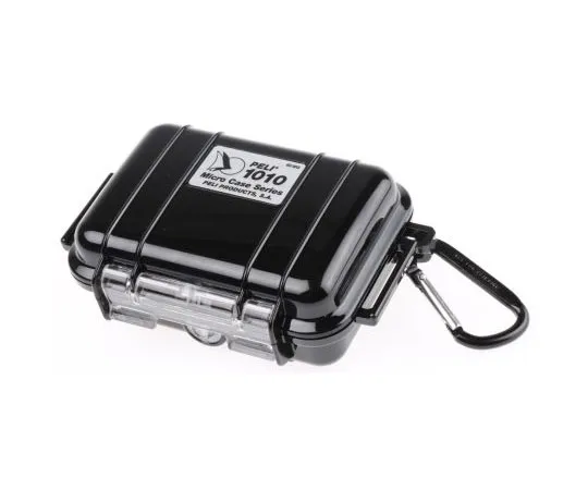 63-7560-34　Peli 1010 Waterproof Equipment case, 54 x 149 x 103mm　1010-025-110E
