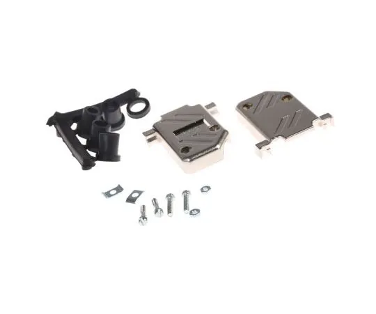 63-7624-37　3M ABS Angled D-sub Connector Backshell, 15 Way　DB5W5PA00LF