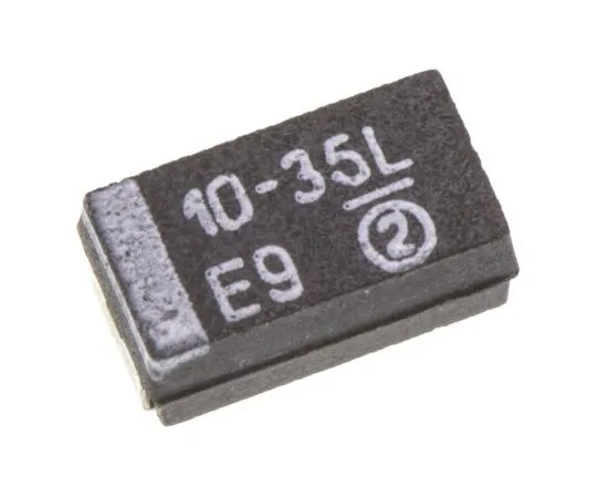 63-7690-60　Vishay Tantalum Capacitor 10μF 35V dc MnO2 Solid ±10% Tolerance TR3 Series　TR3C106K035C0450