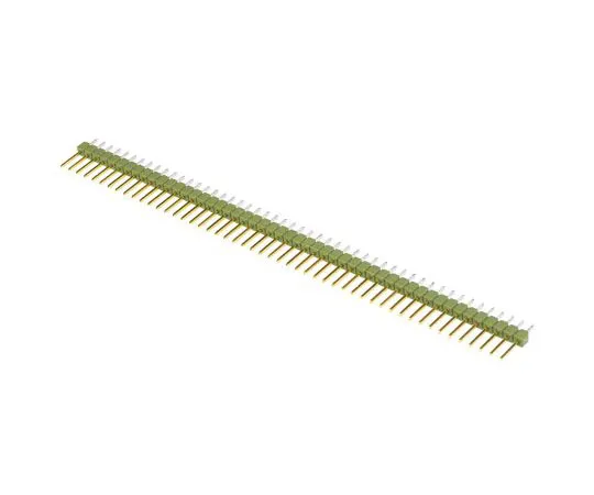 63-7576-90　TE Connectivity AMPMODU MOD II, 50 Way, 1 Row, Straight Pin Header　5-826629-0