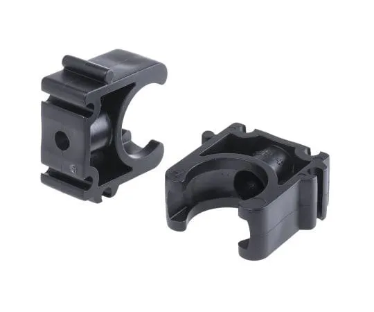 63-7647-53　Georg Fischer PP Black Saddle Clamp 16mm x , 6mm　167061086